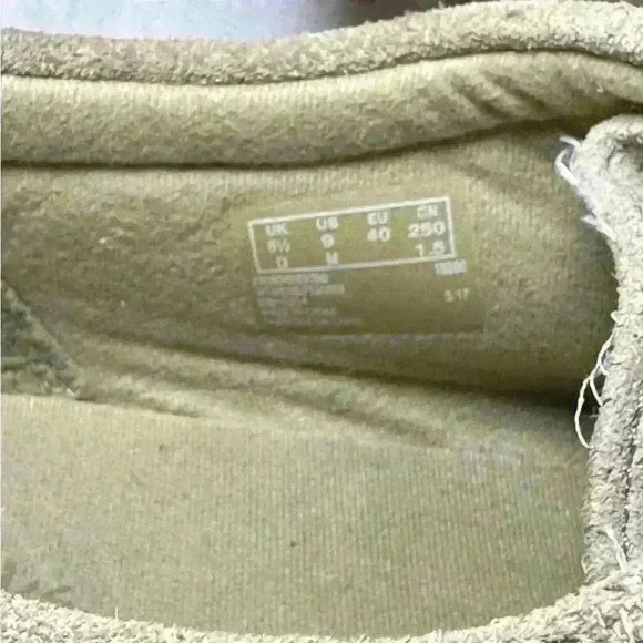 Clarks Padmora Women 9M Shoes Beige Suede Lace Up Comfort Oxford - Picture 7 of 12